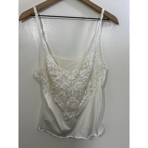 Vtg Y2K Coquette Fairy Cami Slip Babydoll Top S Dainty Romance Ballet Ethereal - Picture 1 of 14